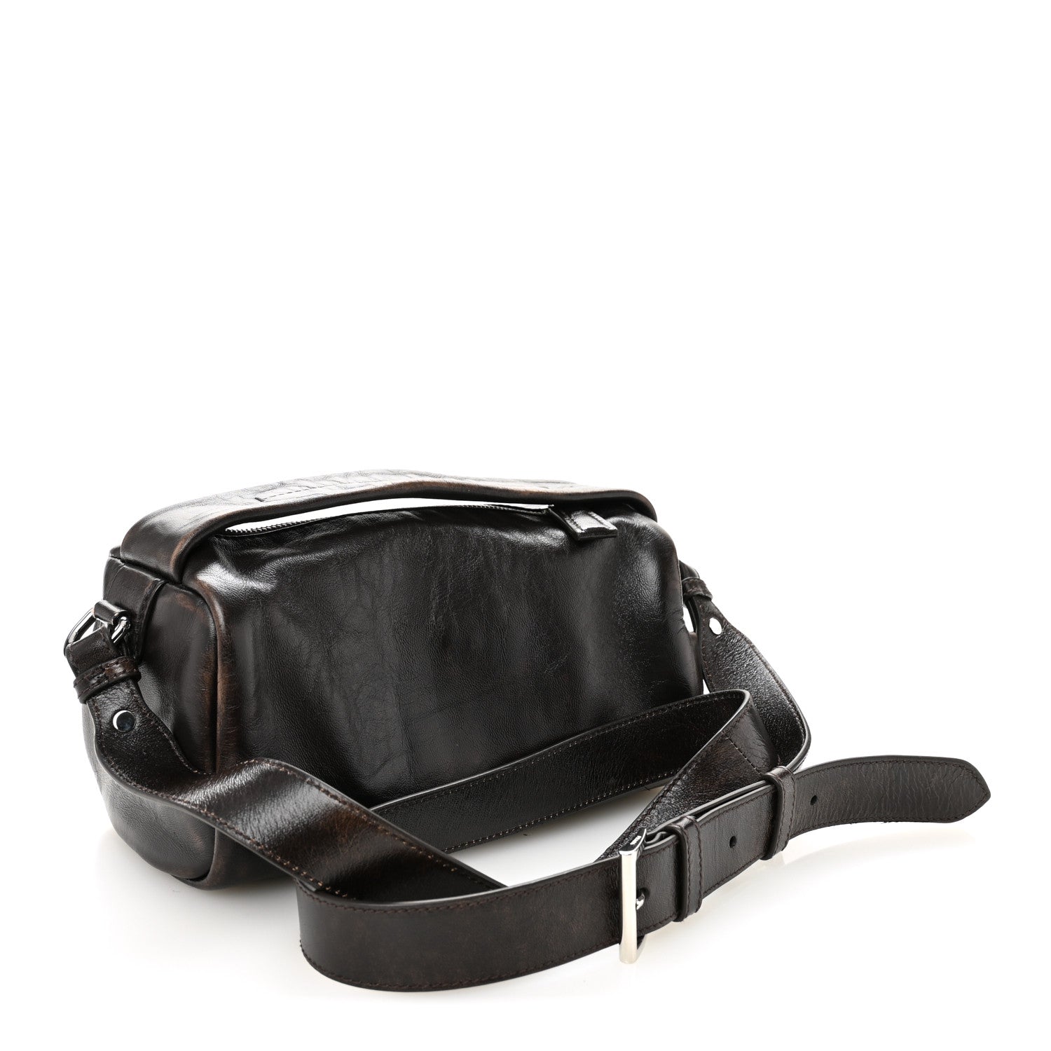 Prada Vintage Nappa Shoulder Bag Moro 3 of 9