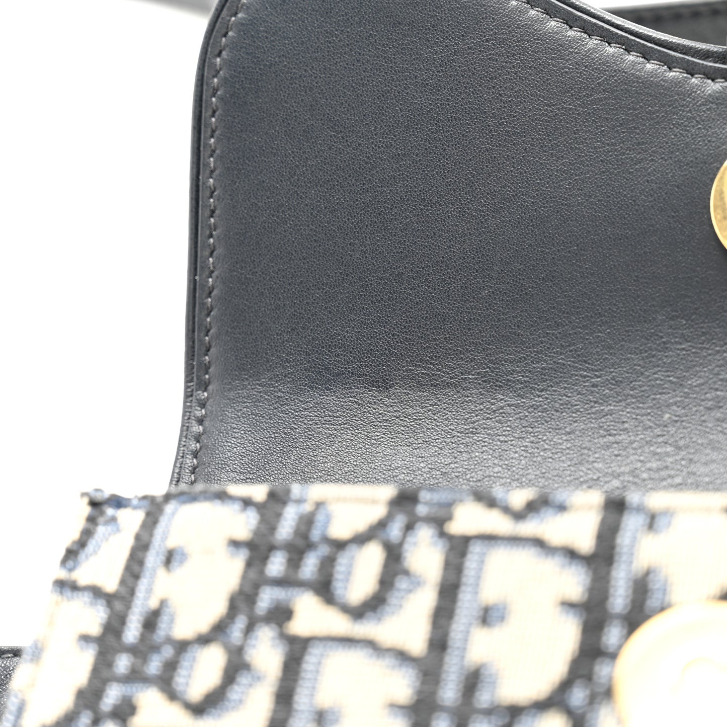 Oblique Saddle Belt Bag Blue