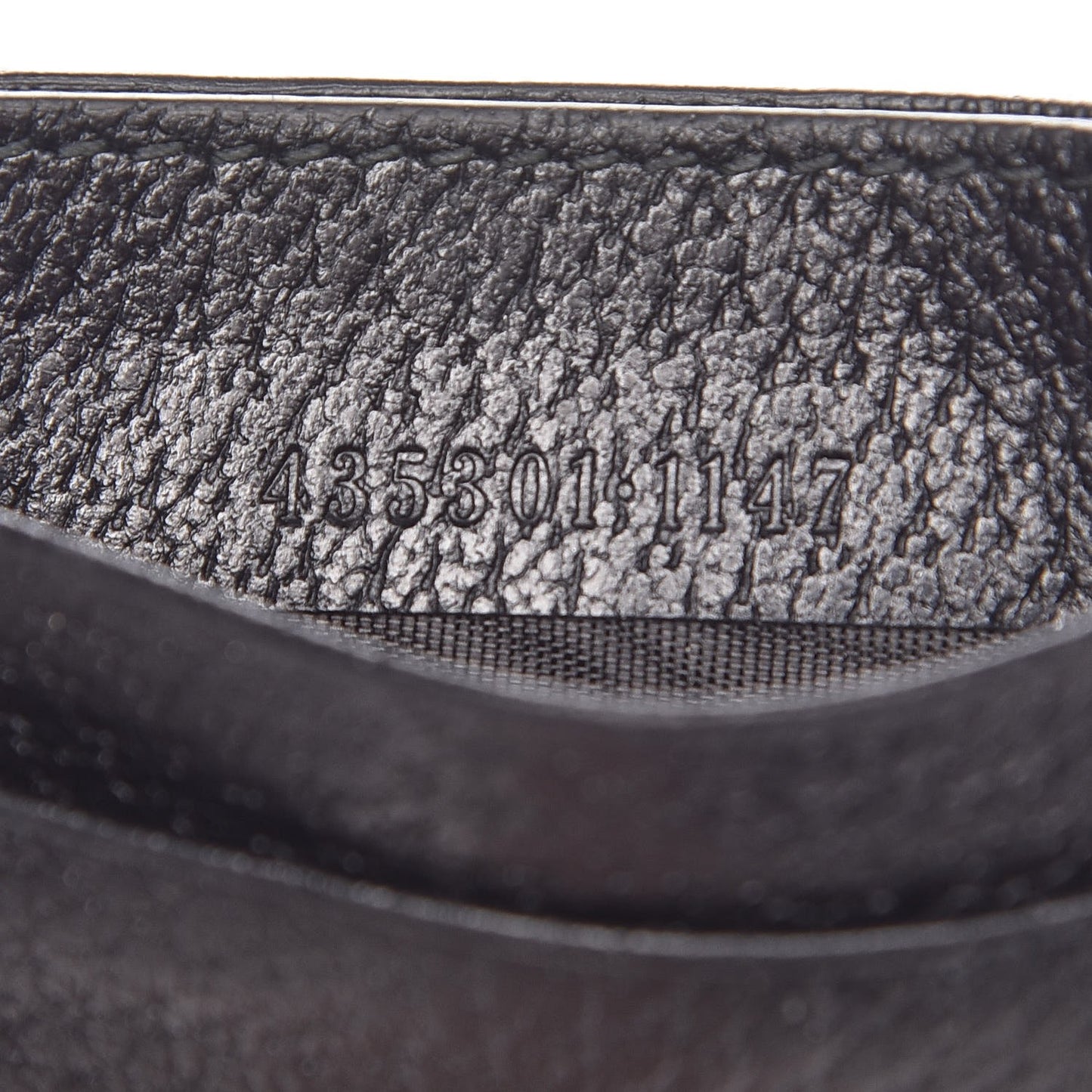 Calfskin Web Money Clip Black