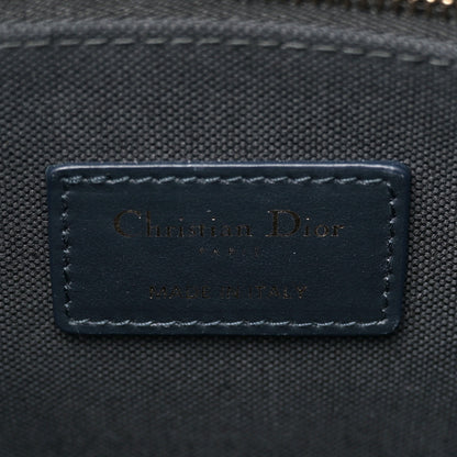 Christian Dior Oblique Calfskin Small Book Tote With Strap Blue Multicolor 6 of 10