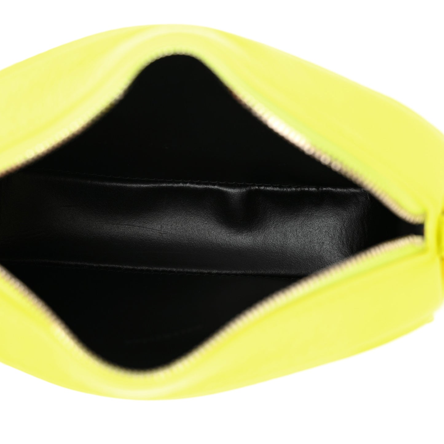 Calfskin Logo XS Everyday Camera Bag Acid Green Black