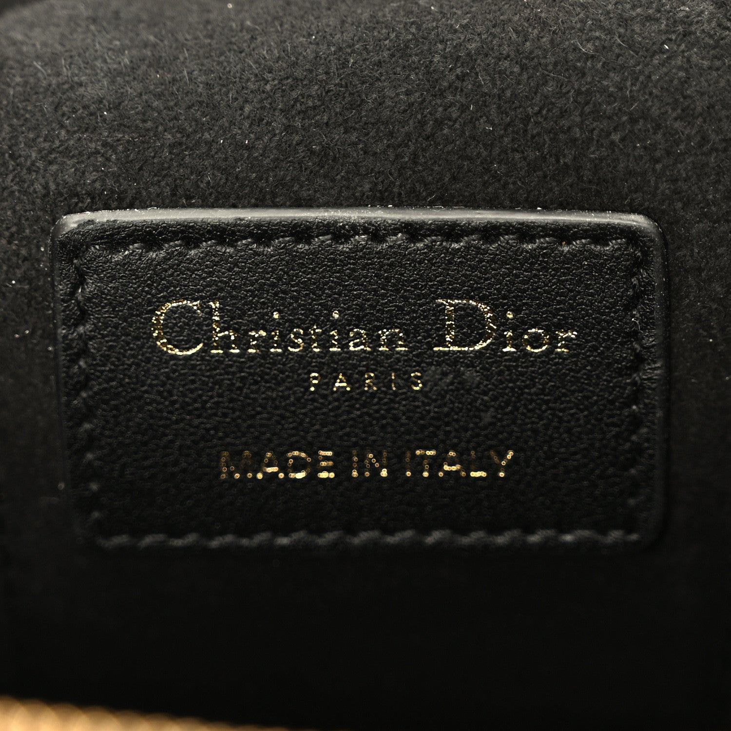 Christian Dior Lambskin Cannage Micro Lady Dior Vanity Case Black 6 of 9