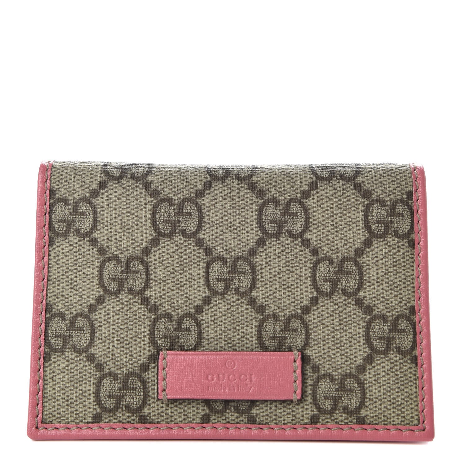 Gucci GG Plus Monogram Joy ID Card Wallet Pink 1 of 5