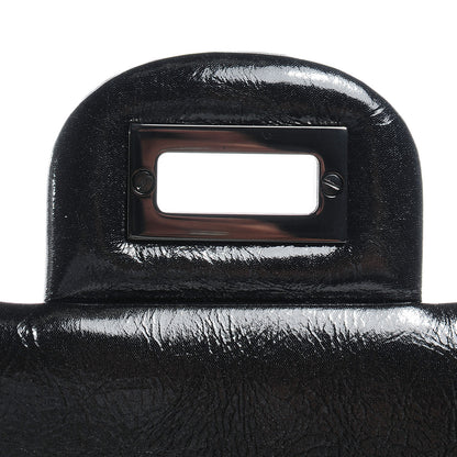 Chanel Glazed Calfskin 2.55 Reissue 226 Black Flap 5 of 10