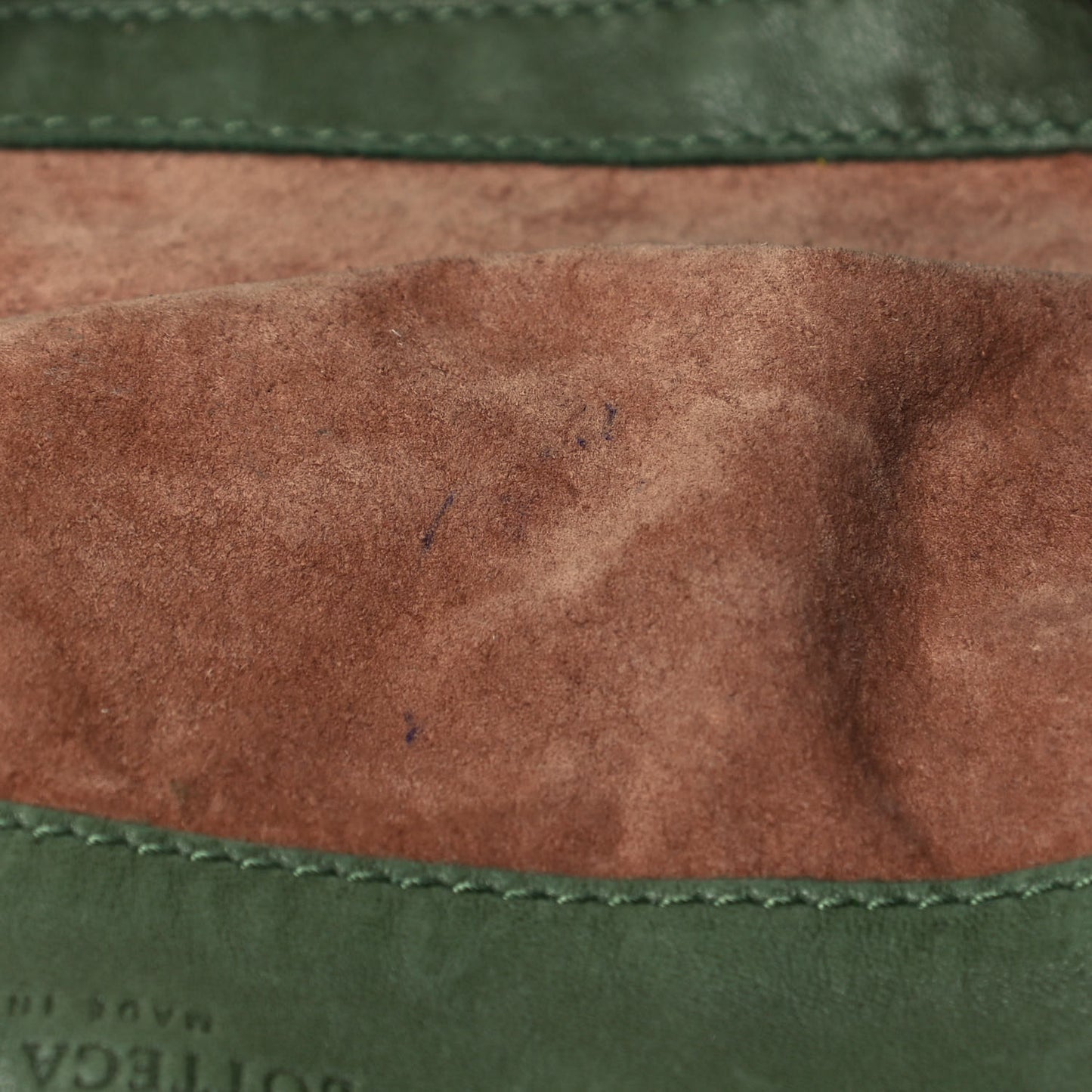 Nappa Intrecciato Medium Campana Moss