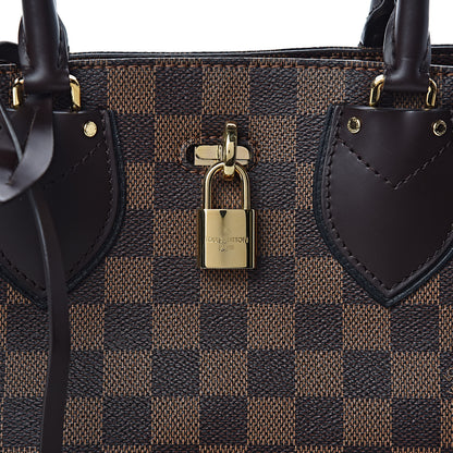 Louis Vuitton Cuir Taurillon Damier Ebene Normandy Black 10 of 11