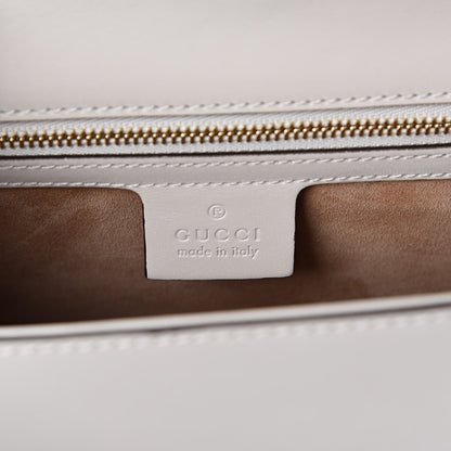 Gucci Calfskin Small Sylvie Shoulder Bag Off White 6 of 11