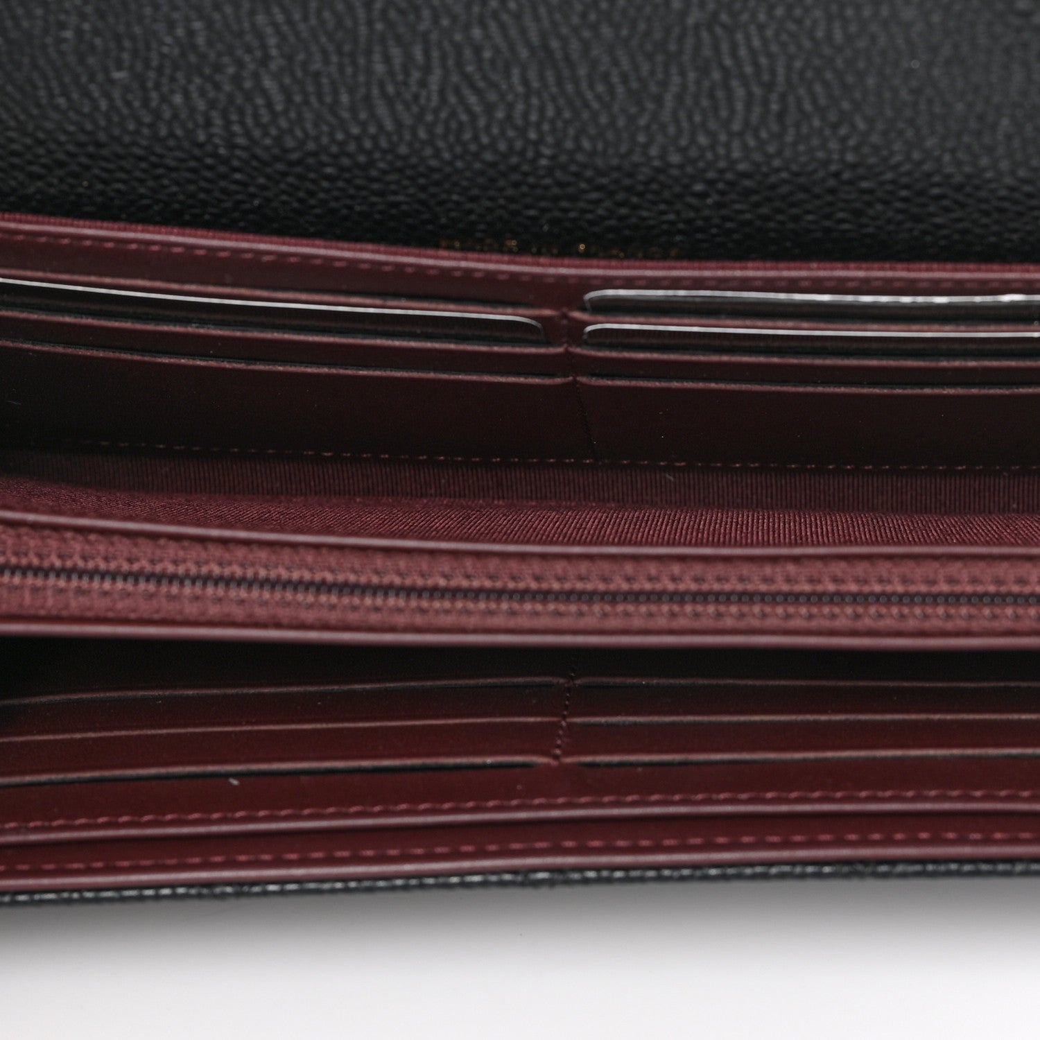 Chanel Caviar Quilted Long Flap Wallet Black 5 of 7