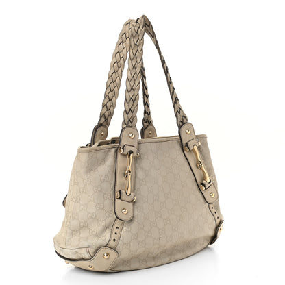 Gucci Guccissima Small Pelham Shoulder Bag Off White 3 of 17