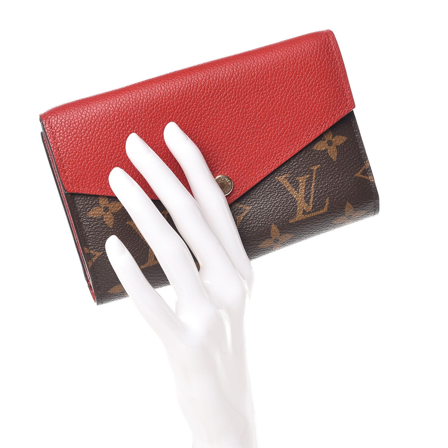 Monogram Pallas Compact Wallet Cherry