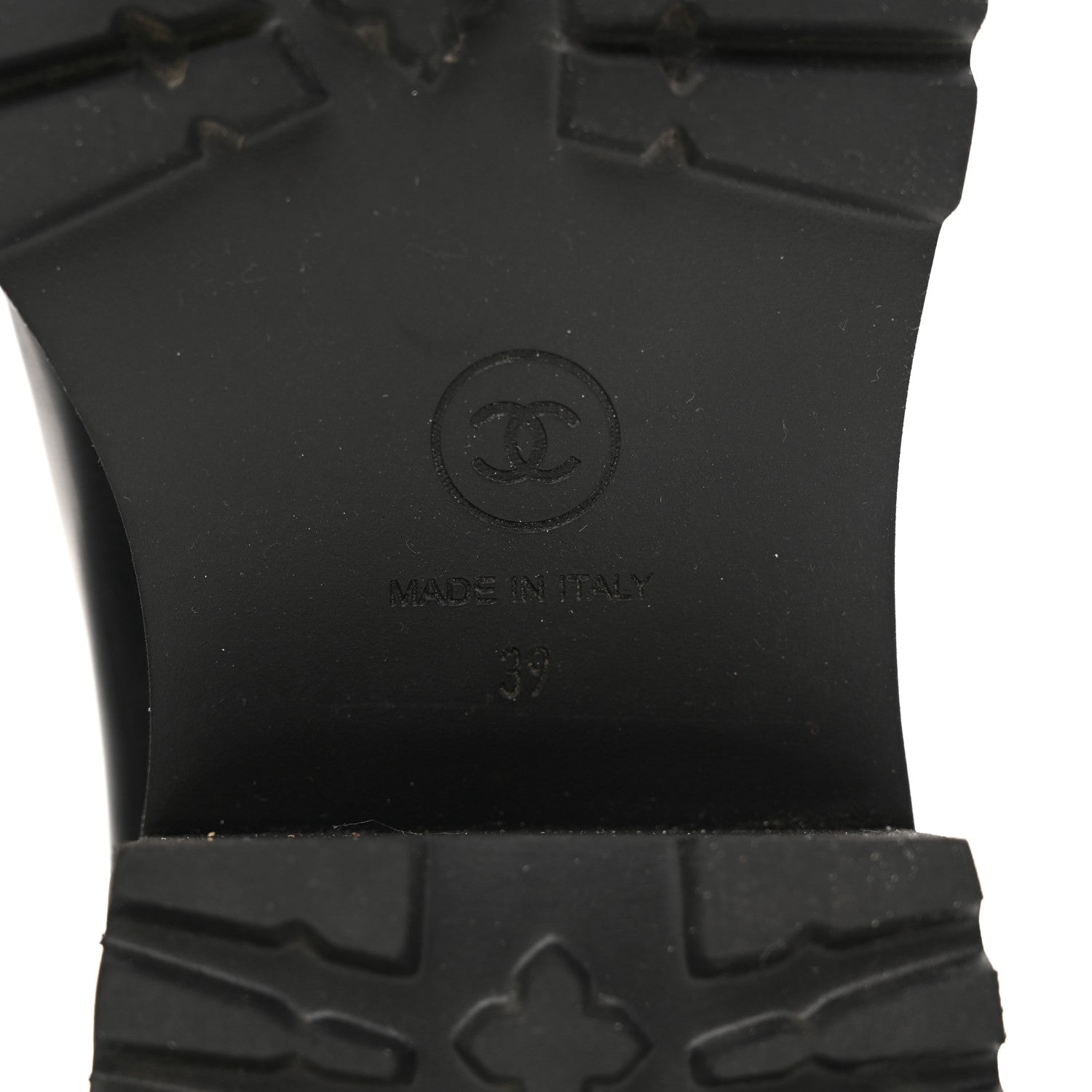 Chanel Calfskin CC Ankle Boots 39 Black 7 of 11
