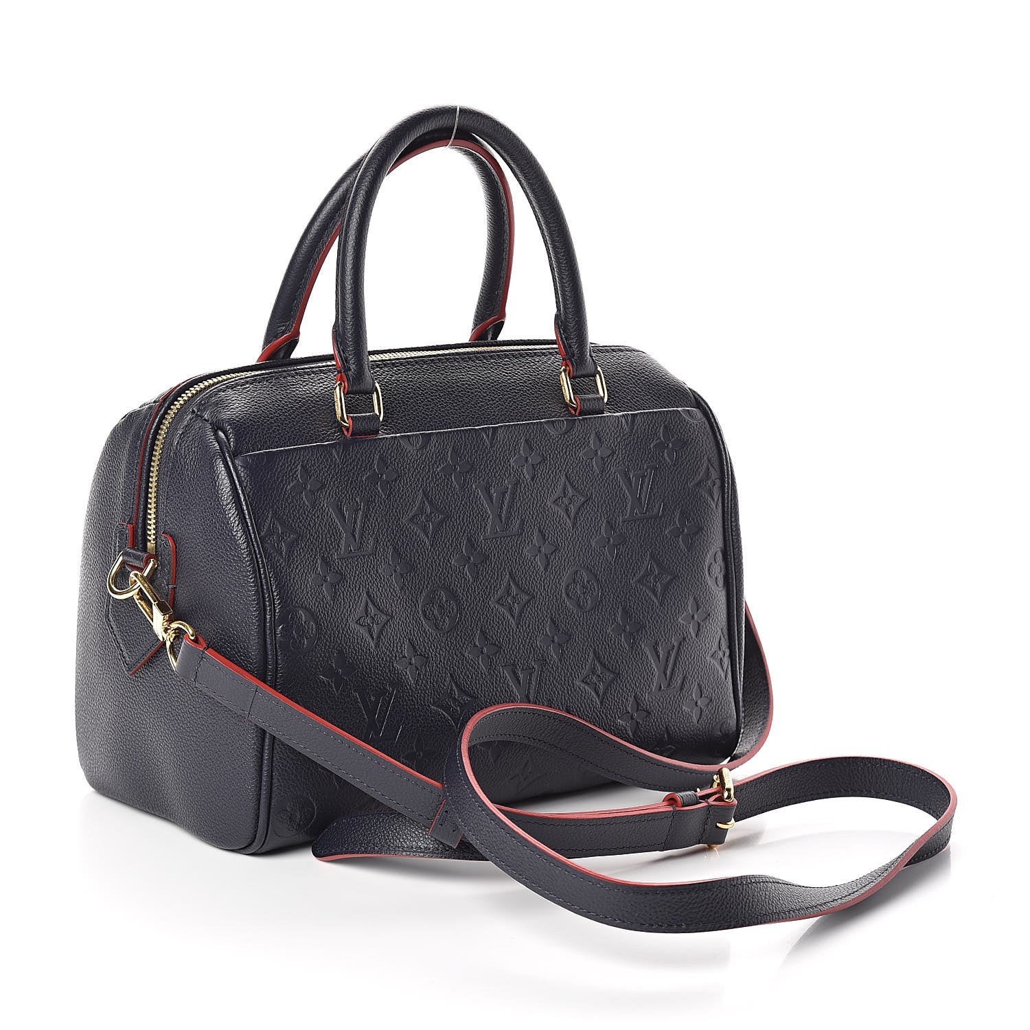 Louis Vuitton Empreinte Speedy Bandouliere 25 NM Marine Rouge 3 of 10