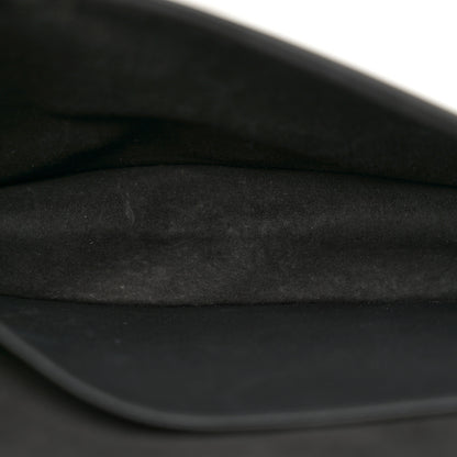 Christian Dior Ultra Matte Calfskin Cannage Lady Dior Clutch Black 5 of 12