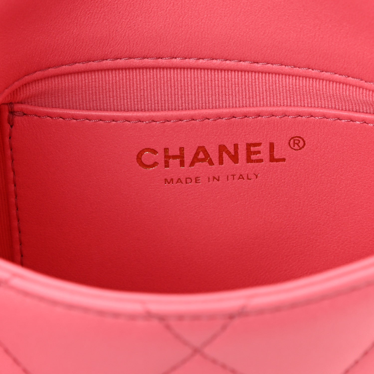 Chanel Lambskin Quilted Mini Funky Town Flap Pink 6 of 10