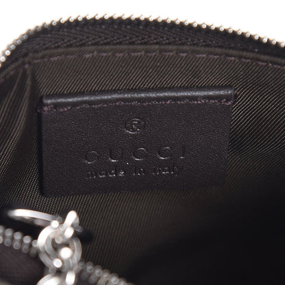 Gucci GG Supreme Monogram Selleria Key Case Beige Ebony Cocoa 8 of 11