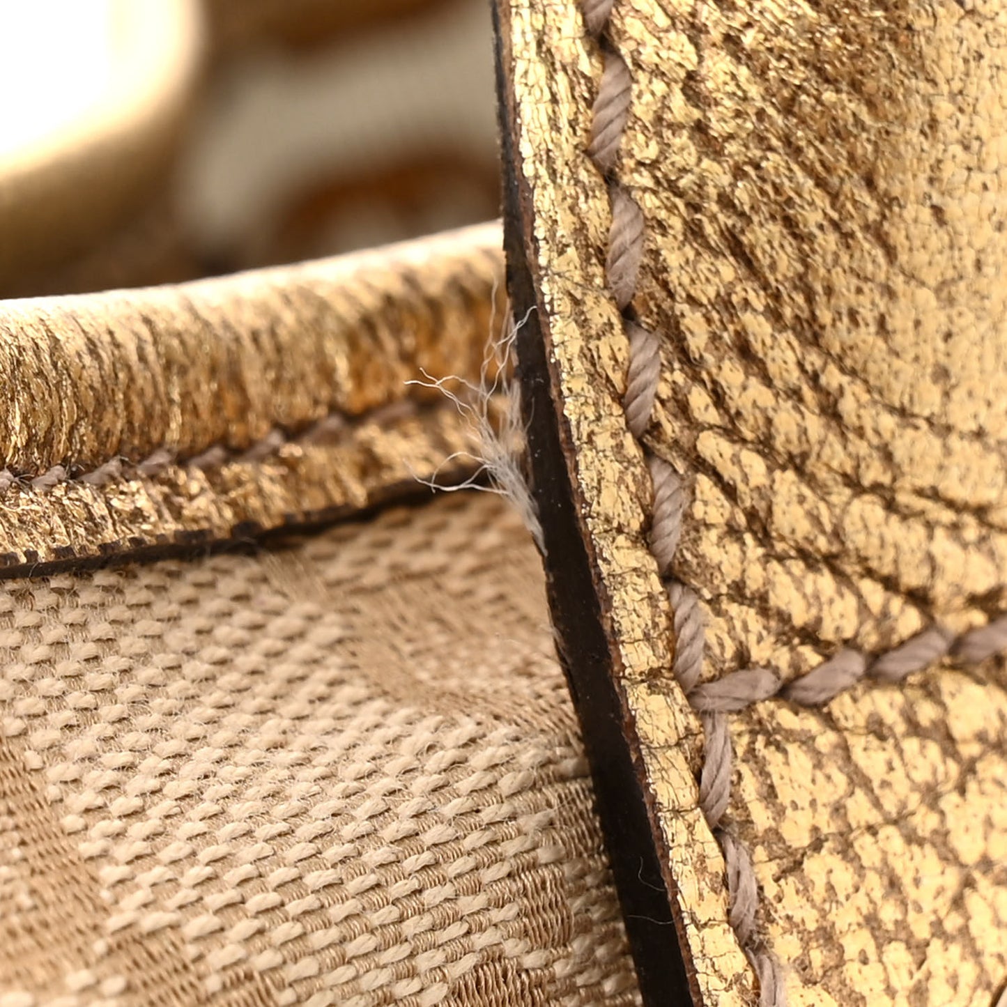 Monogram Medium Princy Tote Gold