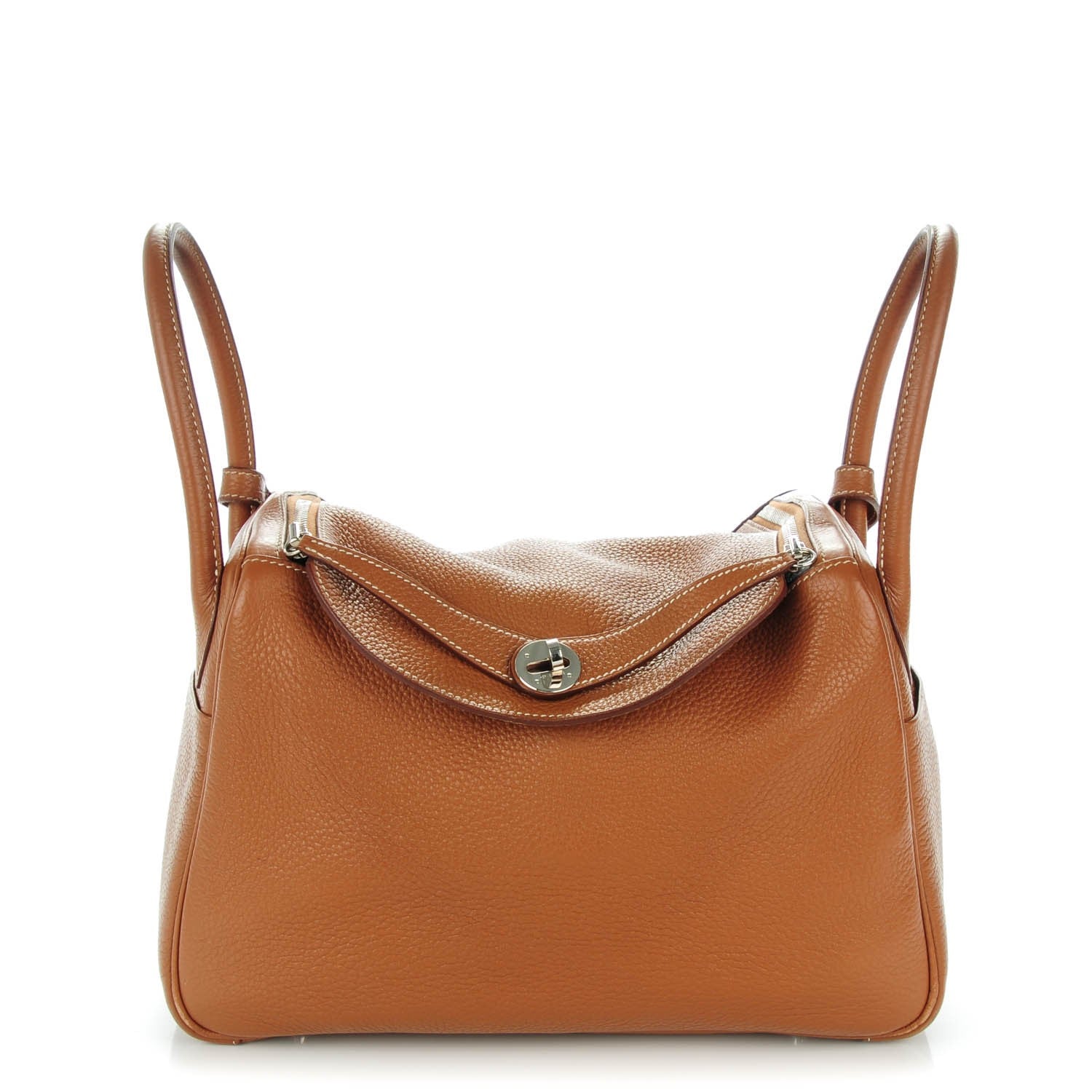 Hermes Taurillon Clemence Lindy 30 Gold 1 of 15