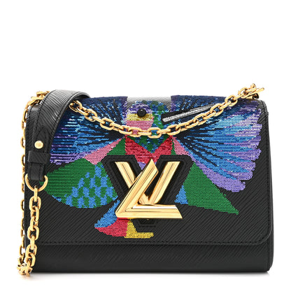 Louis Vuitton Epi Sequin Bird Twist Shoulder Bag MM Black 1 of 10