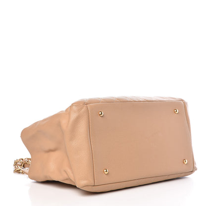 Chanel Caviar Quilted Grand Timeless Tote GTT Beige 4 of 21