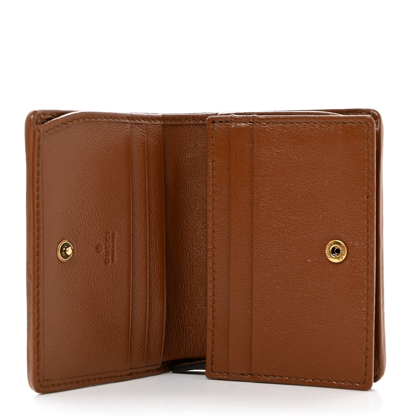 Azalea Calfskin Matelasse Diagonal GG Marmont Card Case Wallet Cuir