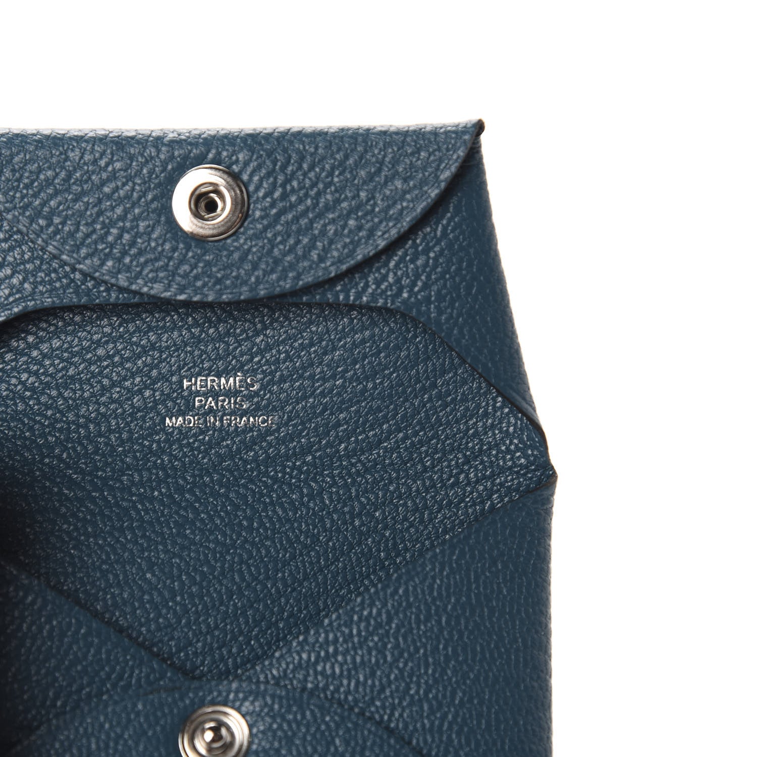 Hermes Chevre Mysore Bastia Coin Purse Vert Bosphore 6 of 8