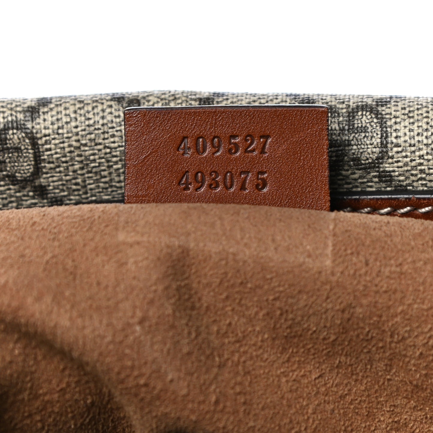 GG Supreme Monogram Medium Boston Beige Cuir