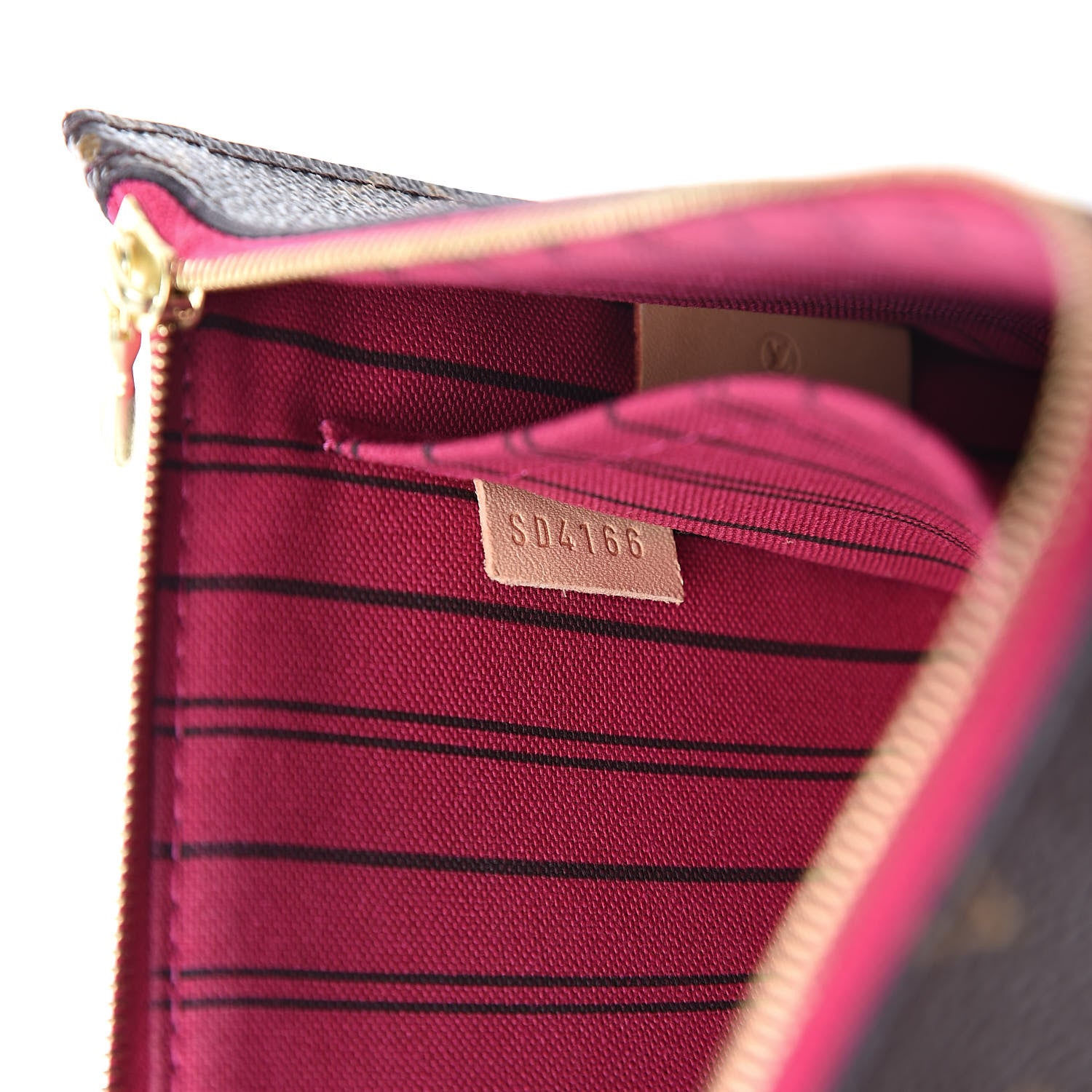 Louis Vuitton Monogram Neverfull MM GM Pochette Pivoine 8 of 10