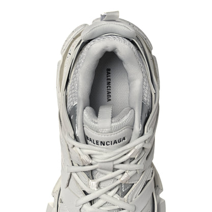 Balenciaga Rubber Mesh Fabric Monocolor Recycled Sole Womens Track Sneakers 39 White 7 of 8