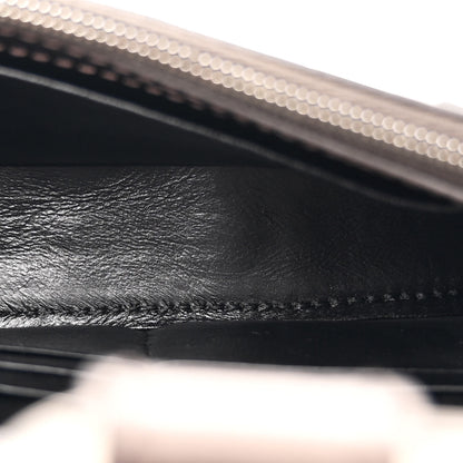 Balenciaga Shiny Metallic Calfskin Crocodile Embossed Hourglass Chain Bag Dark Bronze 5 of 11