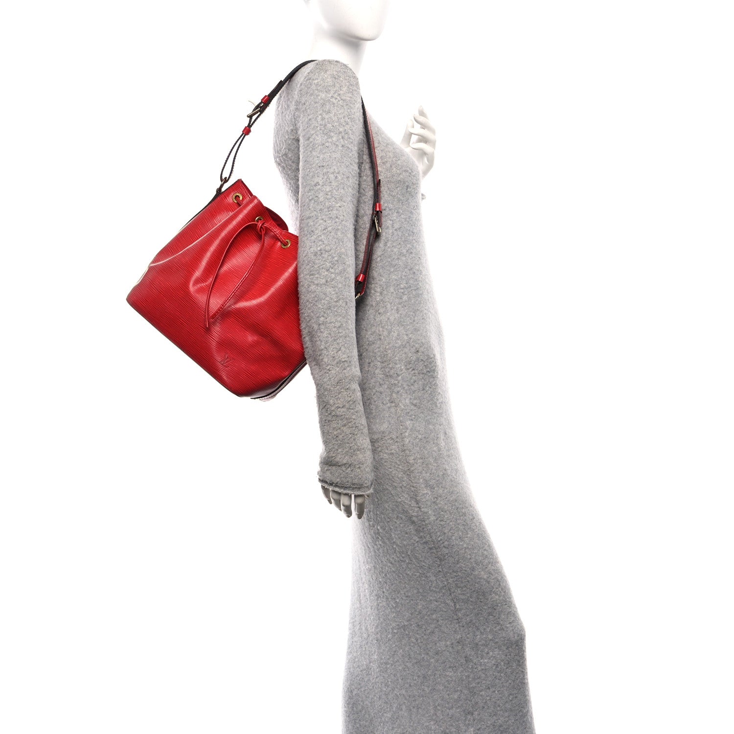 Louis Vuitton Epi Petit Noe Castillan Red 2 of 13