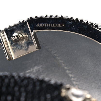 Judith Leiber Crystal Bela Lugosi Skull Minaudiere Clutch Silver Multicolor 7 of 14