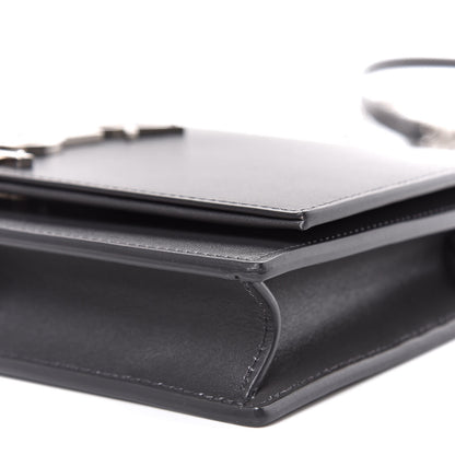 Saint Laurent Smooth Calfskin Classic Monogram Kate Tassel Chain Wallet Asphalt 9 of 11