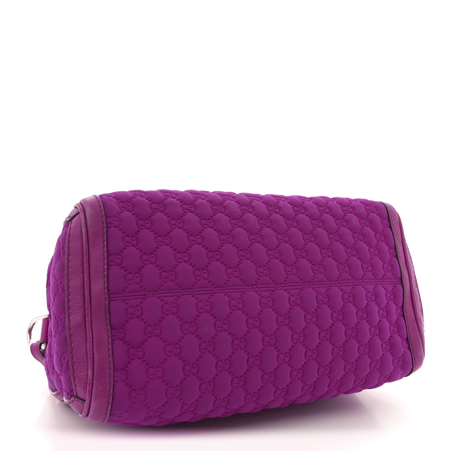 Gucci Guccissima Neoprene Techno Tag Medium Boston Magenta 4 of 10