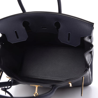 Hermes Togo Birkin 30 Bleu Nuit 5 of 11