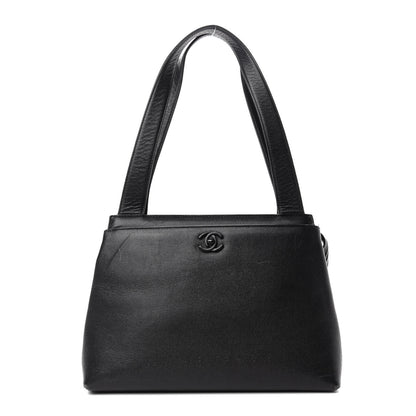 Chanel Caviar Small Shopping Tote Black 1 of 19