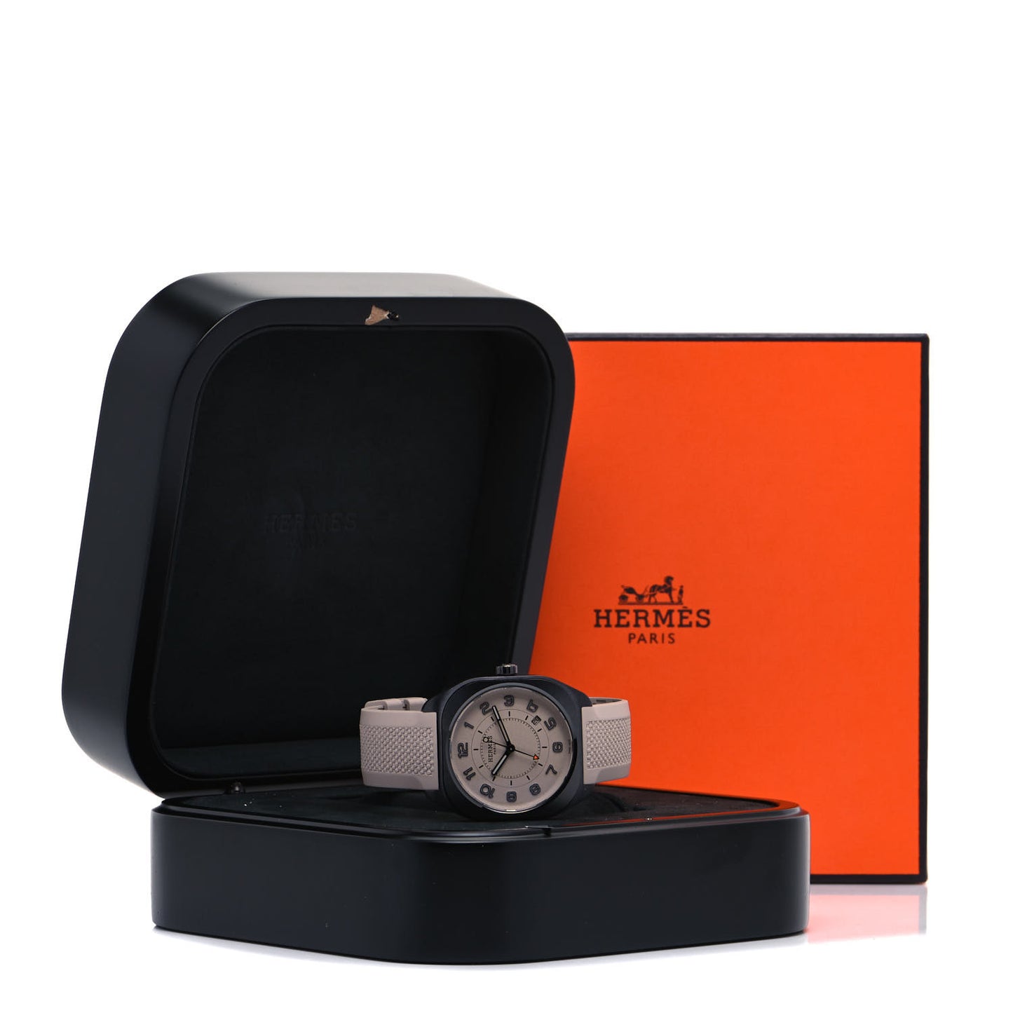 Titanium Rubber 39mm H08 Special Edition Automatic Watch Taupe