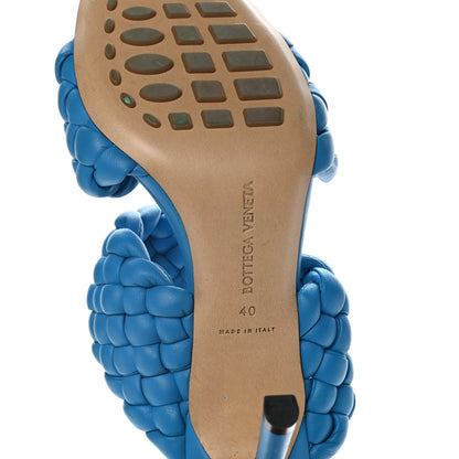 Bottega Veneta Nappa Twisted Padded Intrecciato Curve Slide Sandals 40.5 Bleuette 6 of 9