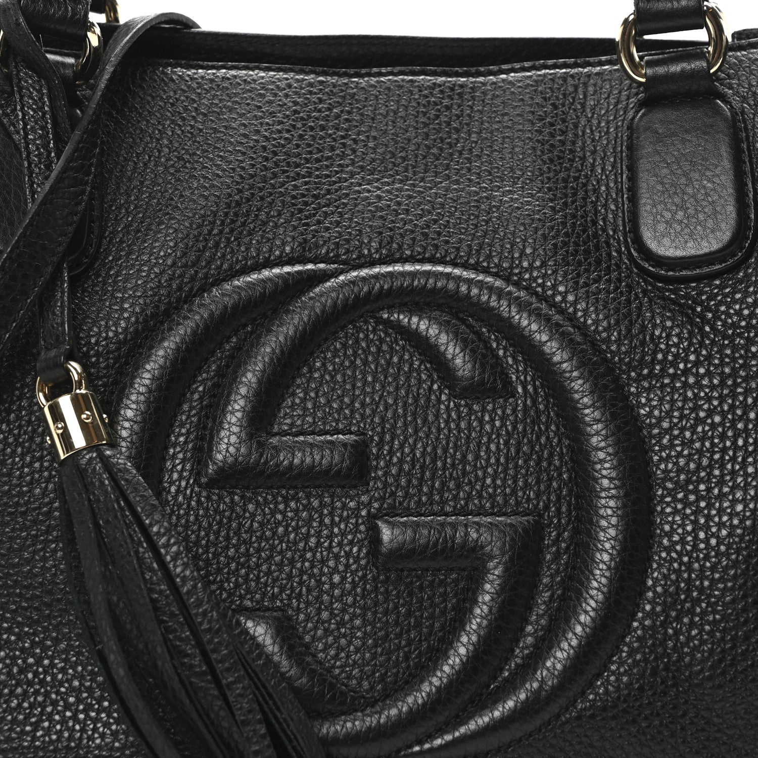 Gucci Cellarius Calfskin Medium Soho Working Tote Black 8 of 10