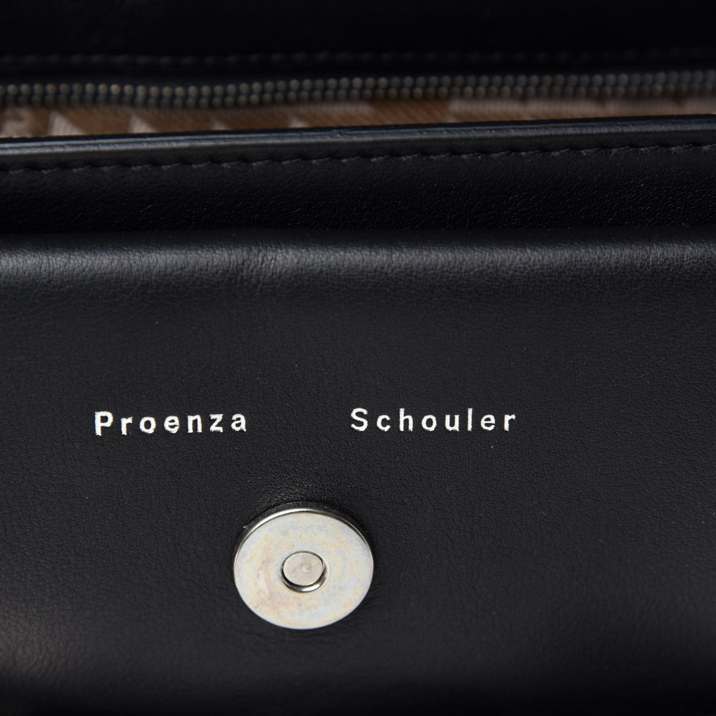 Smooth Calfskin PS11 Classic Shoulder Bag Black