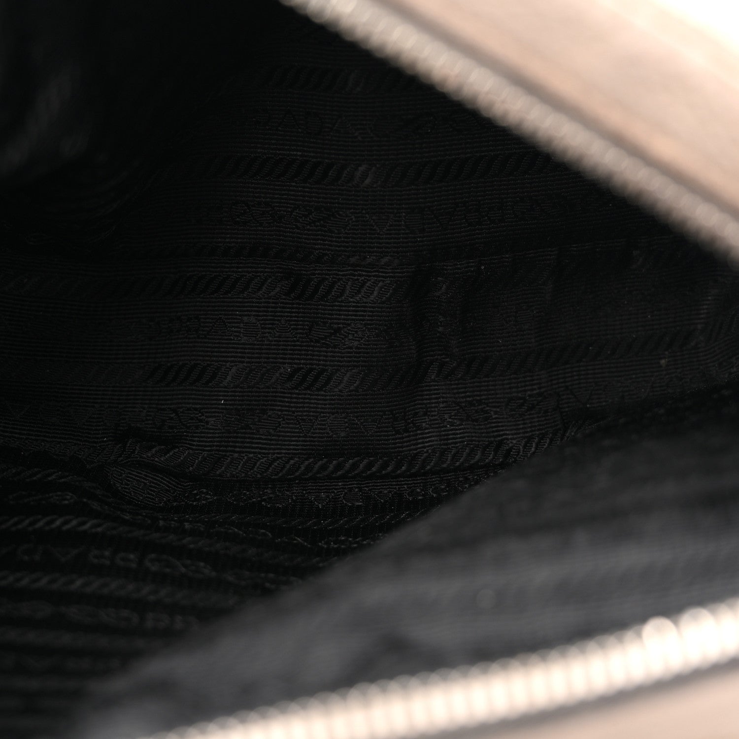 Prada Vitello Daino Soft Medium Double Zip Shoulder Bag Argilla 6 of 17