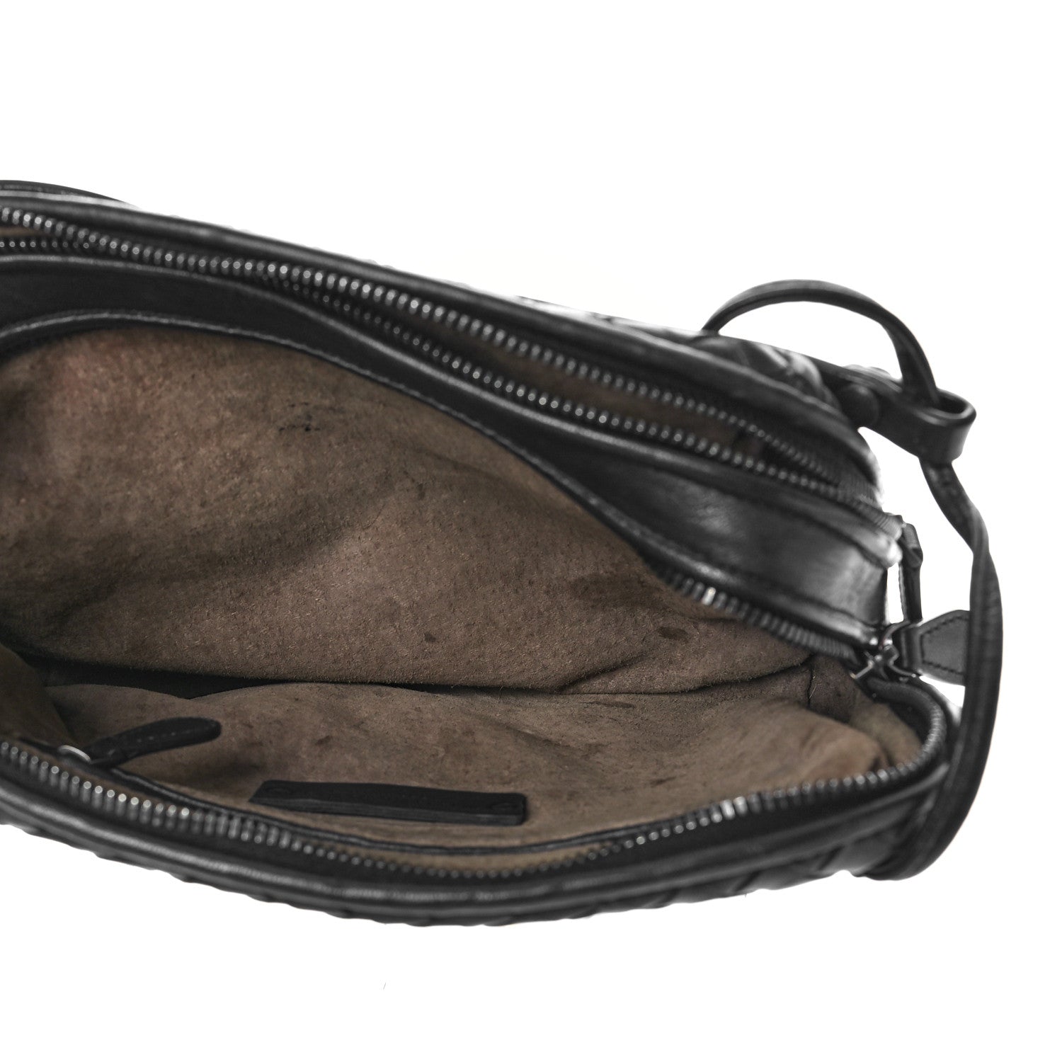 Bottega Veneta Nappa Intrecciato Nodini Crossbody Messenger Black 5 of 12