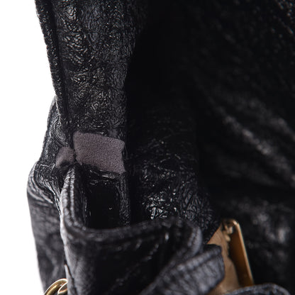 Chanel Vinyl XL Rock and Chain Flap Black 12 of 13