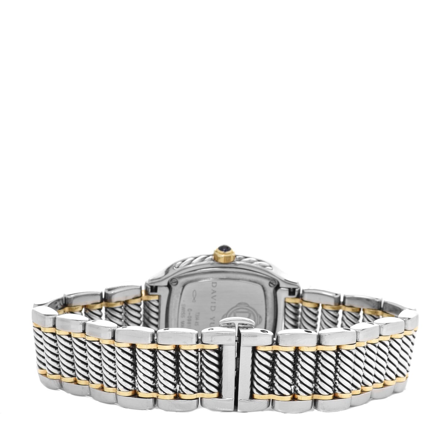 Stainless Steel 18K Yellow Gold Diamond Mother of Pearl 25mm Thoroughbred Quartz Watch