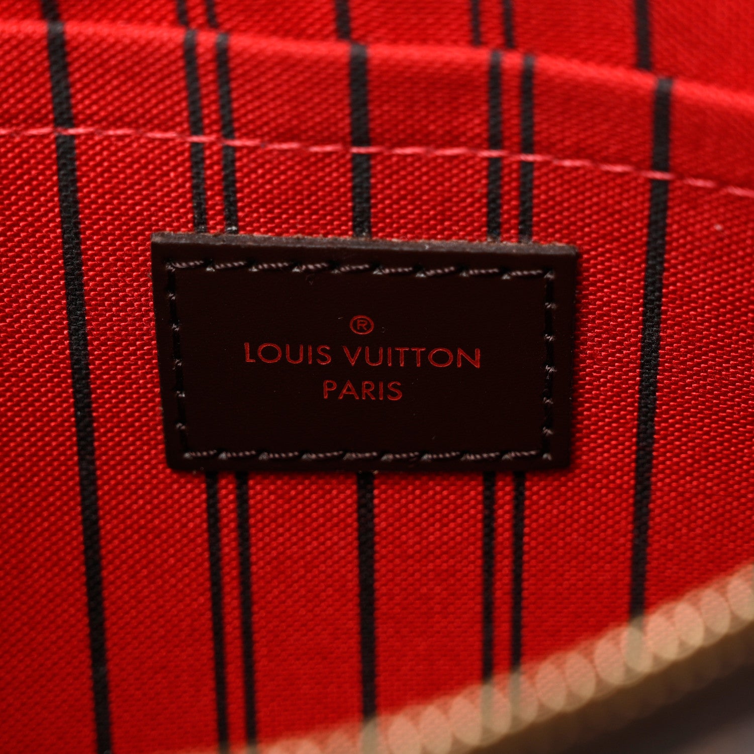 Louis Vuitton Damier Ebene Neverfull MM GM Pochette 6 of 7
