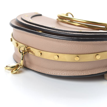 Chloe Calfskin Small Nile Bracelet Minaudiere Bag Biscotti Beige 7 of 9