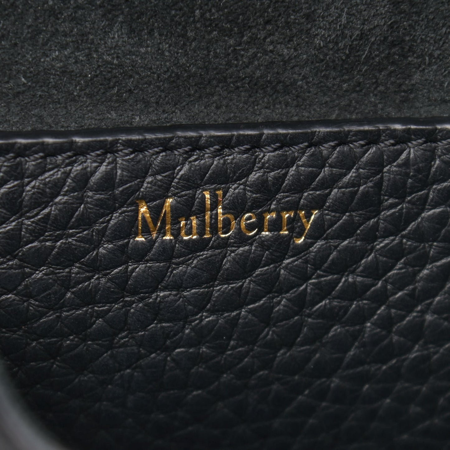Heavy Grain Calfskin Mini Keeley Black