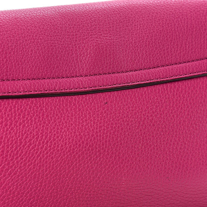 Gucci Cellarius Calfskin Medium Soho Flap Crossbody Bright Bouganville 13 of 15