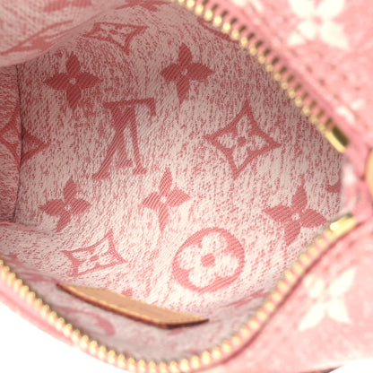 Louis Vuitton Monogram Jacquard Denim Nano Speedy Bandouliere Pink 5 of 8