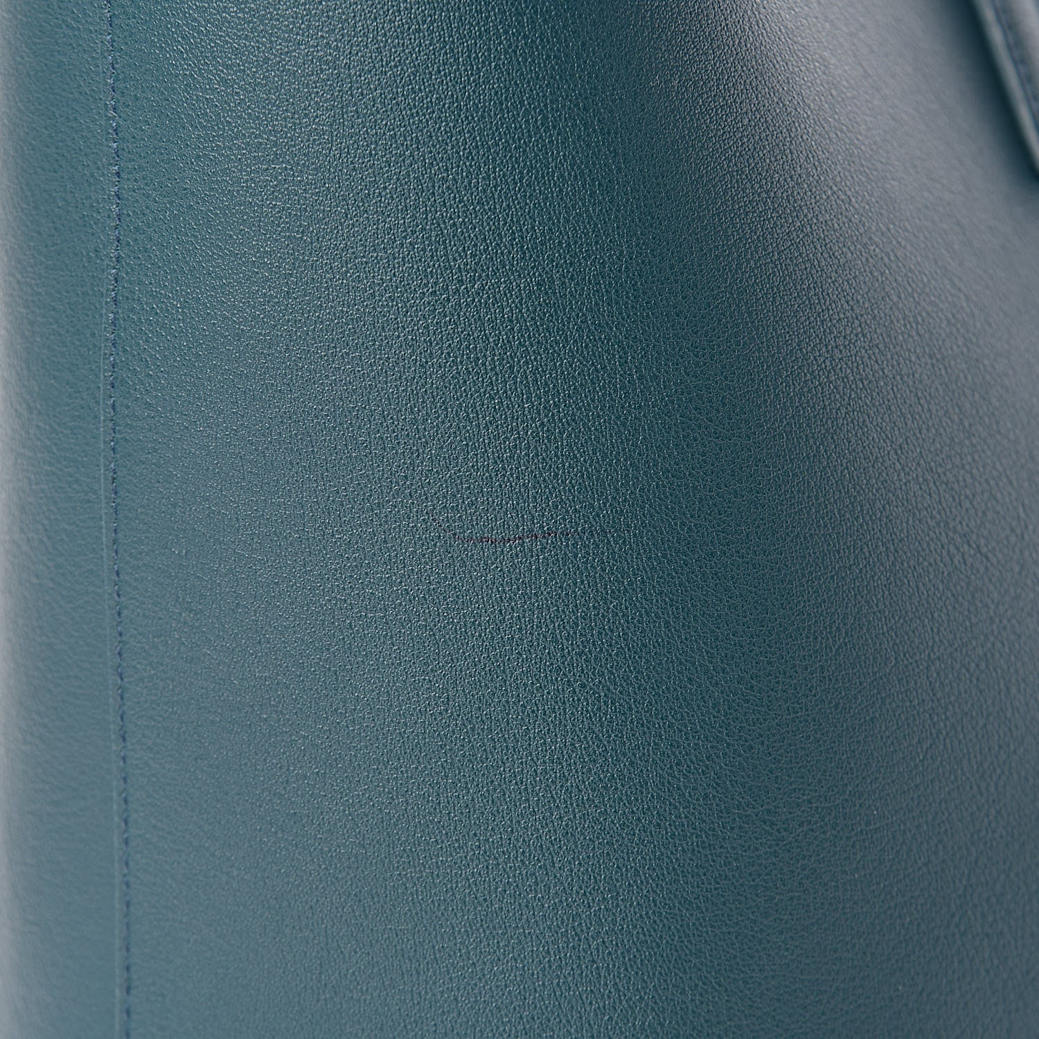 Saint Laurent Calfskin Large Shopping Tote Dark Turquoise 13 of 14
