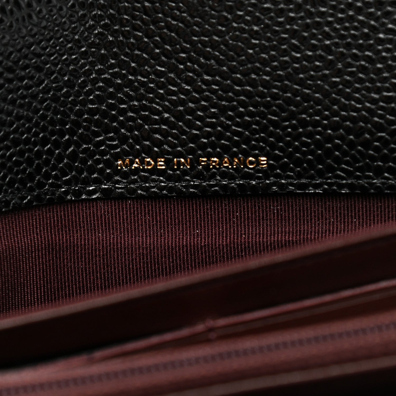 Chanel Caviar Quilted Large Gusset Flap Wallet Black 7 of 9